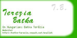 terezia batka business card